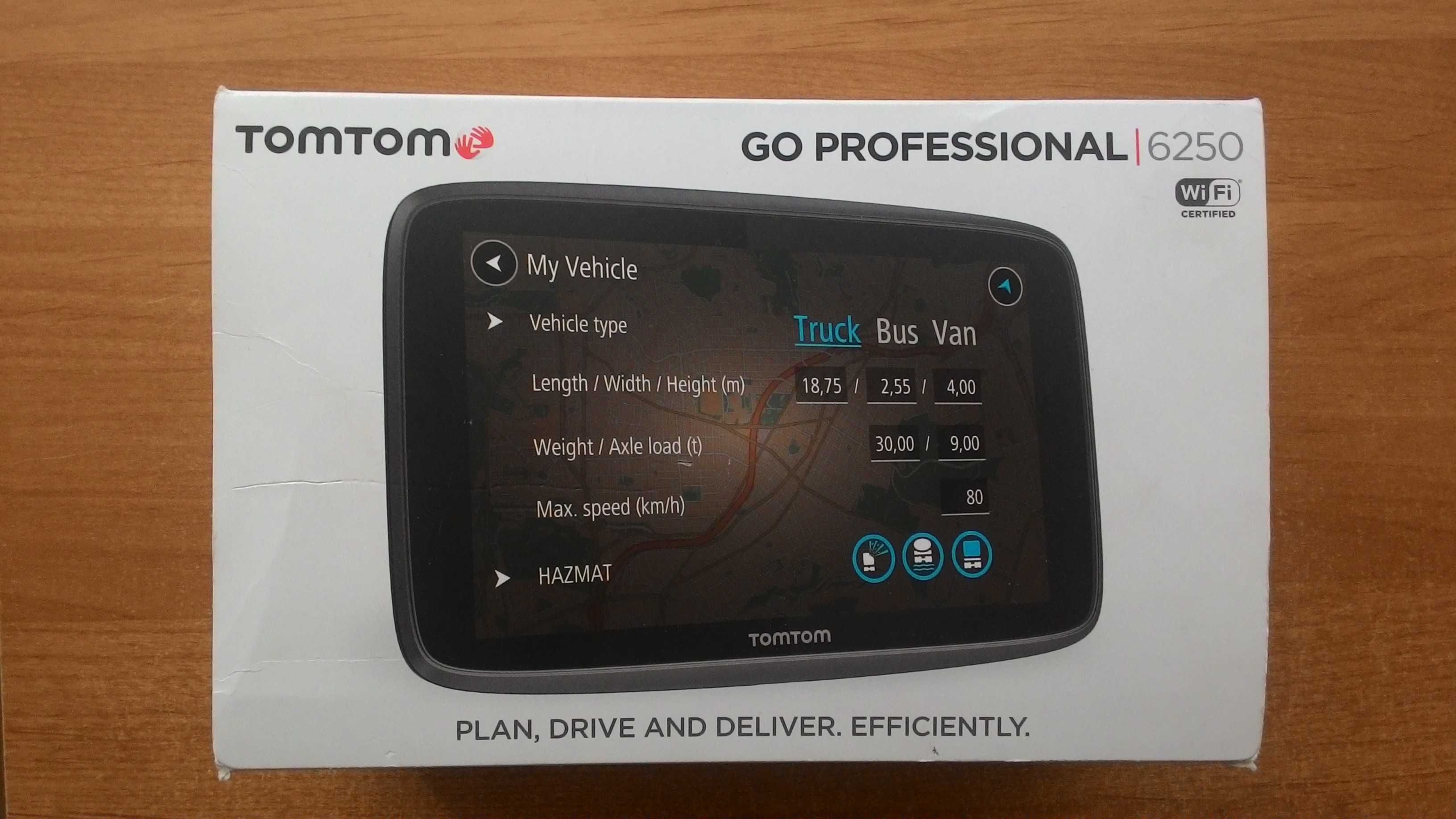 TomTom Professional 6250 uchwyt karty SIM Bridge  aktualizacja map GPS