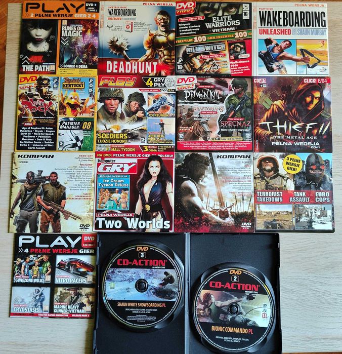 Zestaw gier na PC z CD-Action, Play, Click
