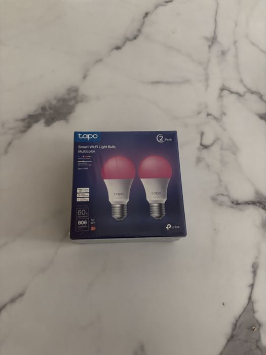 TP-Link Tapo L530E – inteligentne żarówki Wi-Fi RGB (2 sztuki)