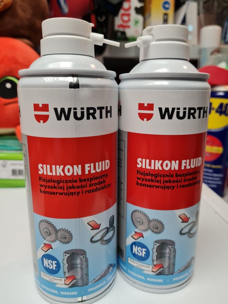 Smar silikonowy spożywczy SILIKON FLUID WURTH 0,4L