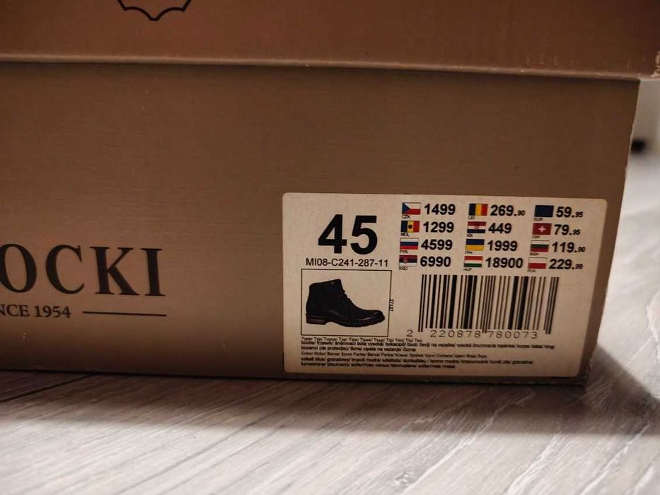 Zimowe buty rozmiar 45