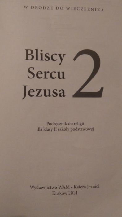 Podręcznik religia - Bliscy sercu Jezusa kl.2