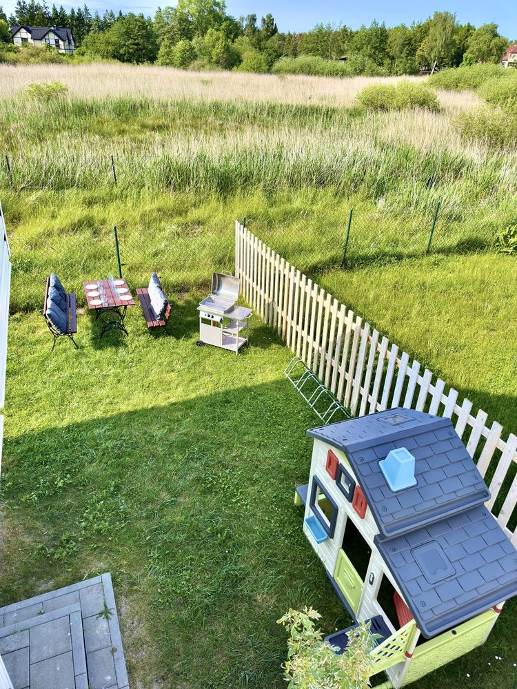Domek Biały Lotos w Łebie -Styl, Cisza i Natura blisko Plaży i Centrum