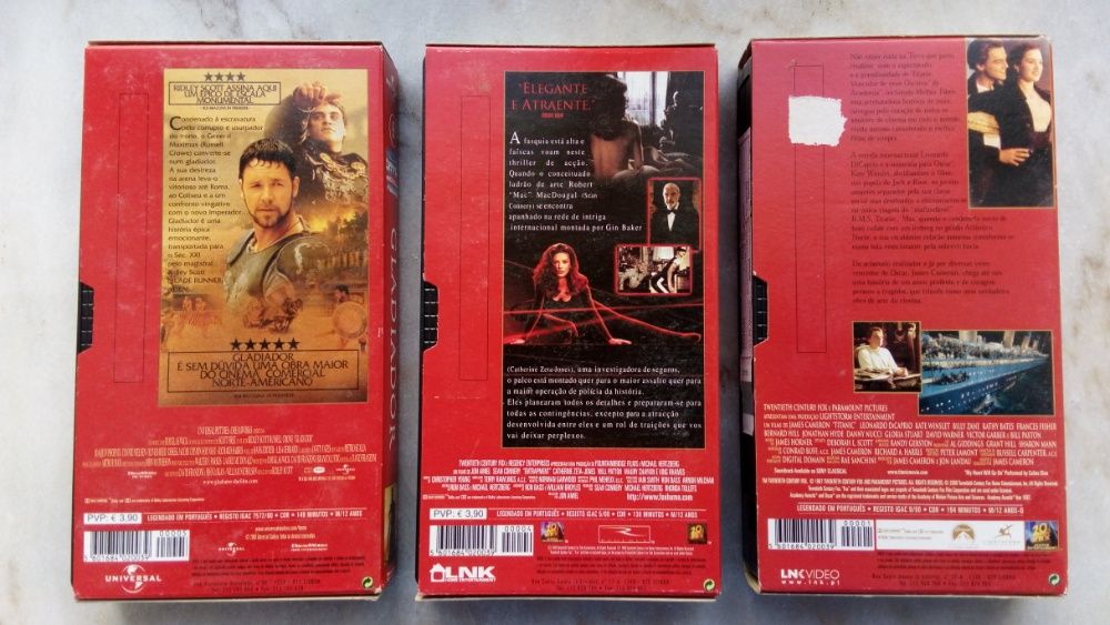 Filmes em VHS da coleção TV Guia - Os melhores filmes da nossa vida