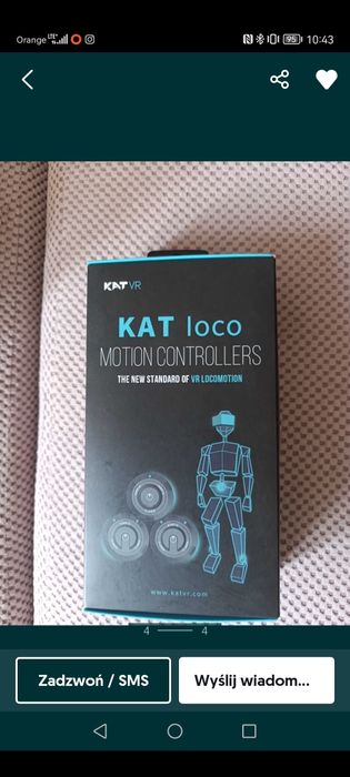 Kat Loco S - czujniki ruchu VR