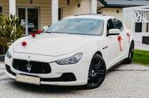 Maserati Ghibli auto z kierowcą do ślubu/na wesele!