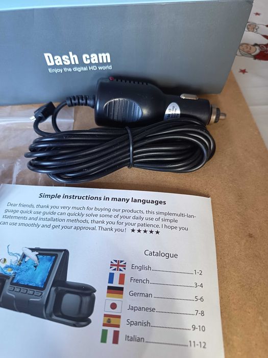 Новый видеорегистратор Dash Cam HD1080p  с камерой заднего вида