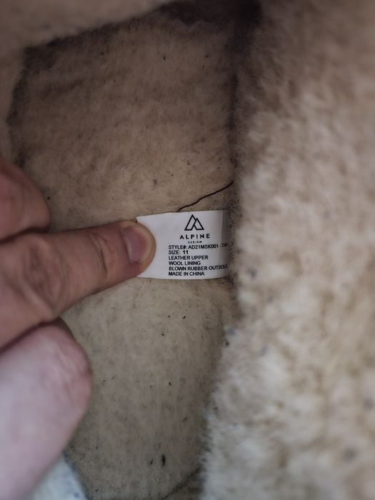 Угги "ALPINE Design" унисекс / размер 44. Стелька 28 см