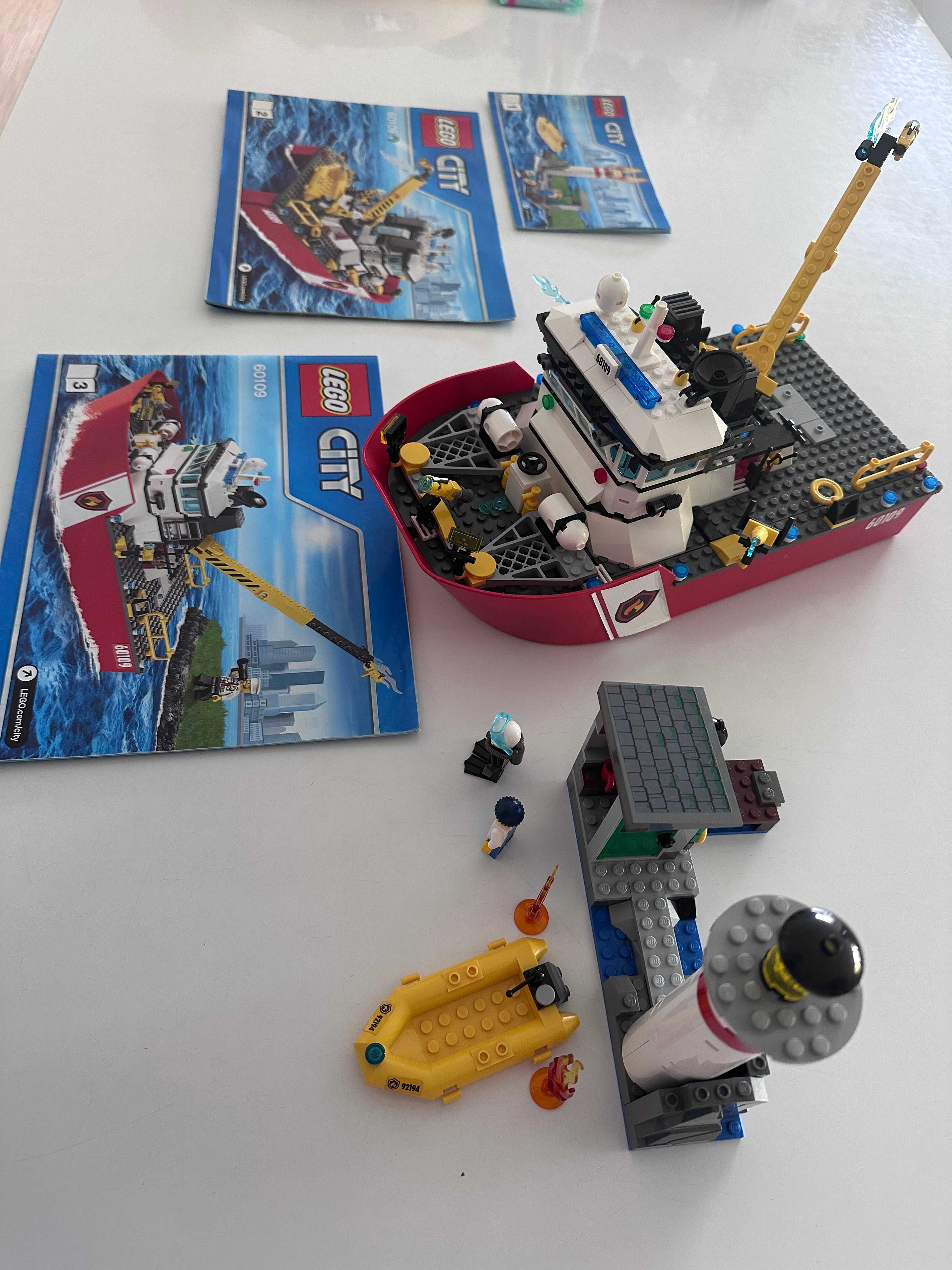 Lego city Łódź strażacka 60109
