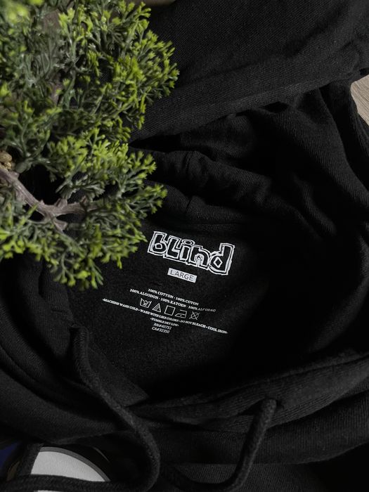 Худі Blind, oversized t-shirt ecko, sk8, y2k, чорна кофта блінд світшо