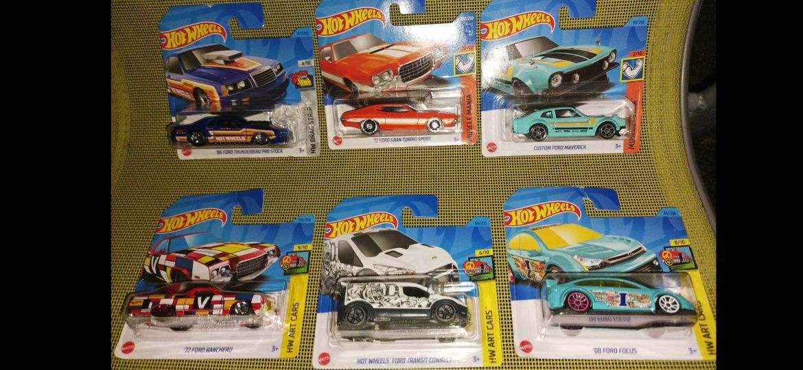 6 modeli Fordów od Hot Wheels