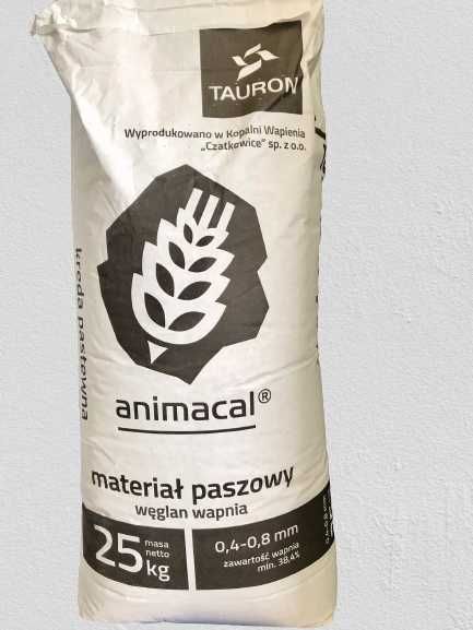 KREDA PASTEWNA- animacal, materiał paszowy, węglan wapnia, 25kg