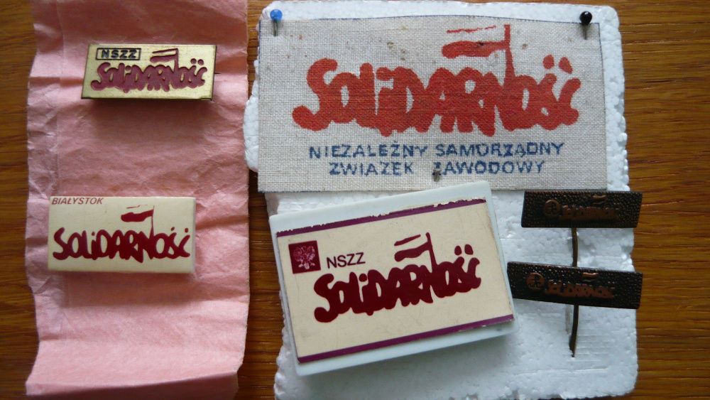 Solidarność plakietka przypinka znaczek Politechnika Częstochowska