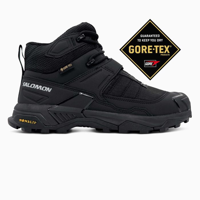 Кросівки зимові Salomon x Ultra 5 Gore-Tex Black premium