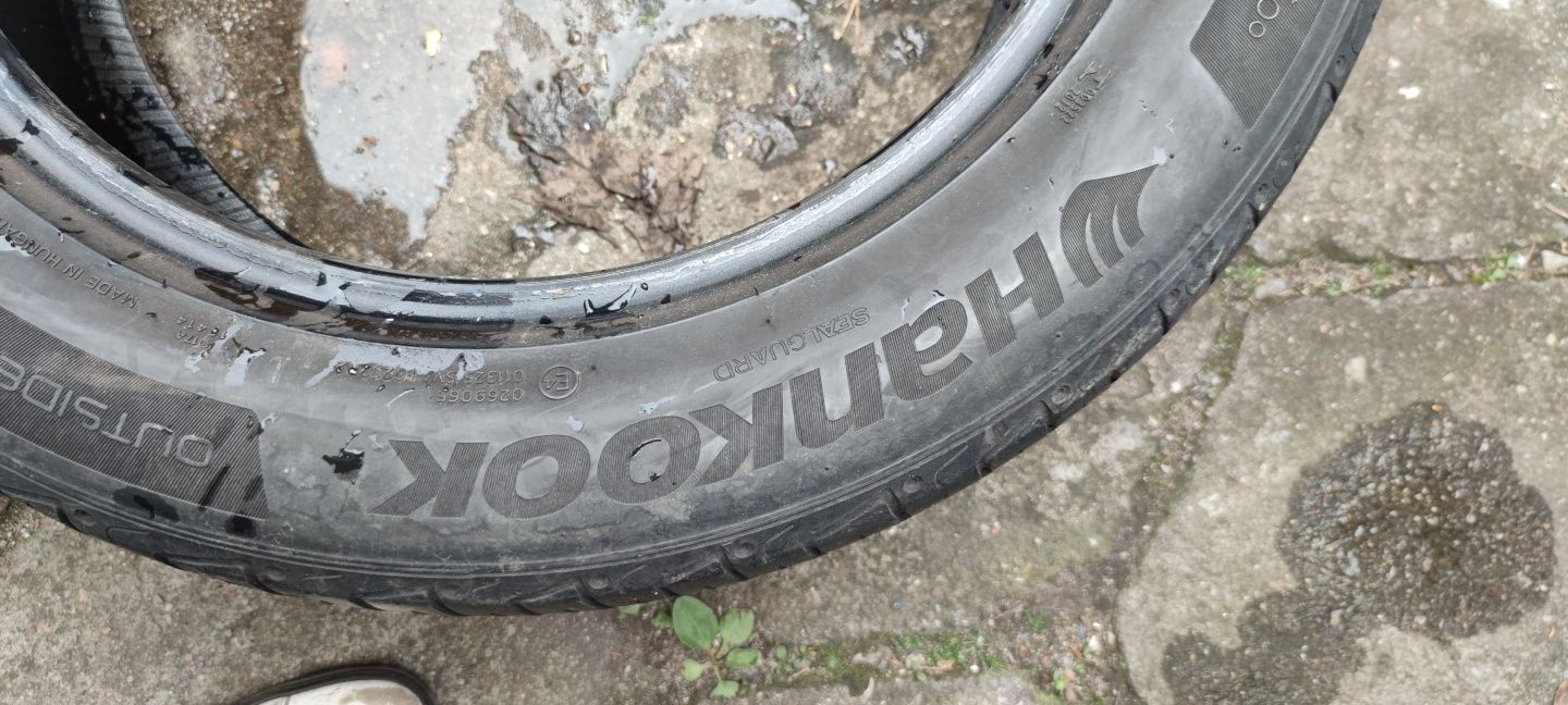 opony lato 235x55x18 HANKOOK 2szt 300zł 2018r