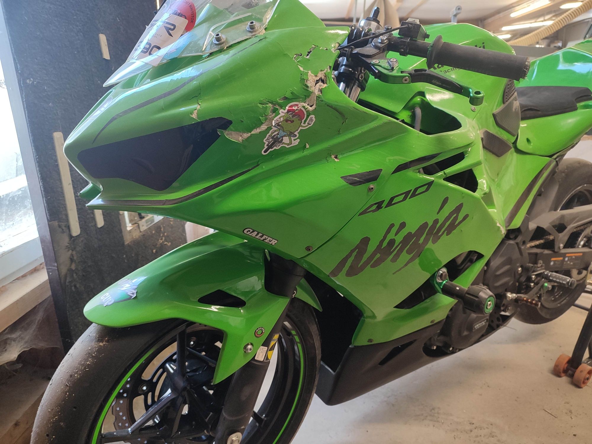 Kawasaki Ninja 400 torówka tor 2018
