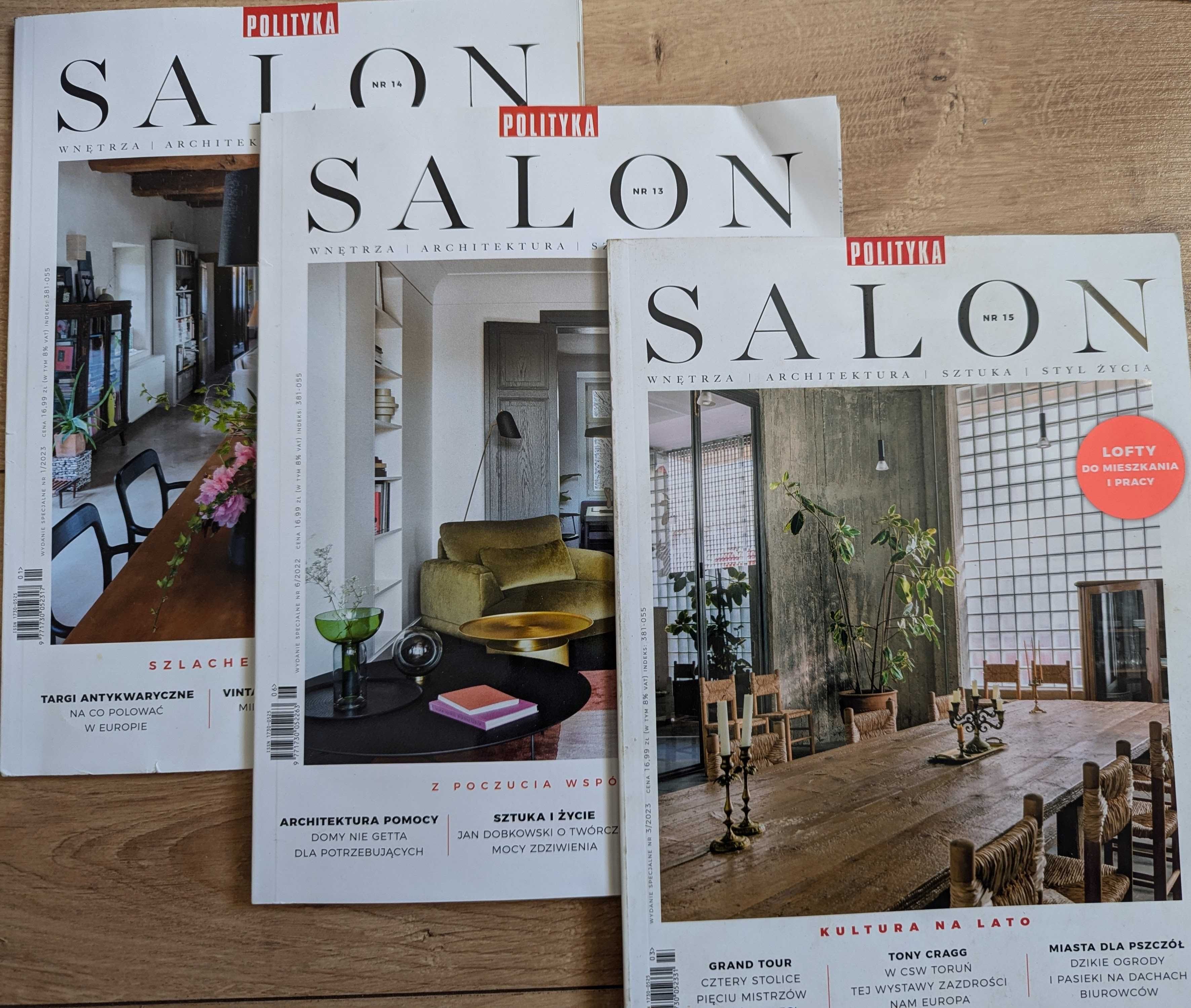 Salon (Wnętrza i Architektura, Design) Polityka Specjalne nr 13,14,15
