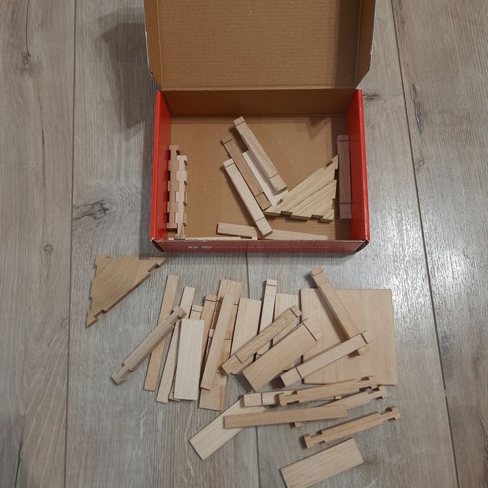 Скарбничка дерев'яний конструктор Ігротеко Еко дім, хатинка,