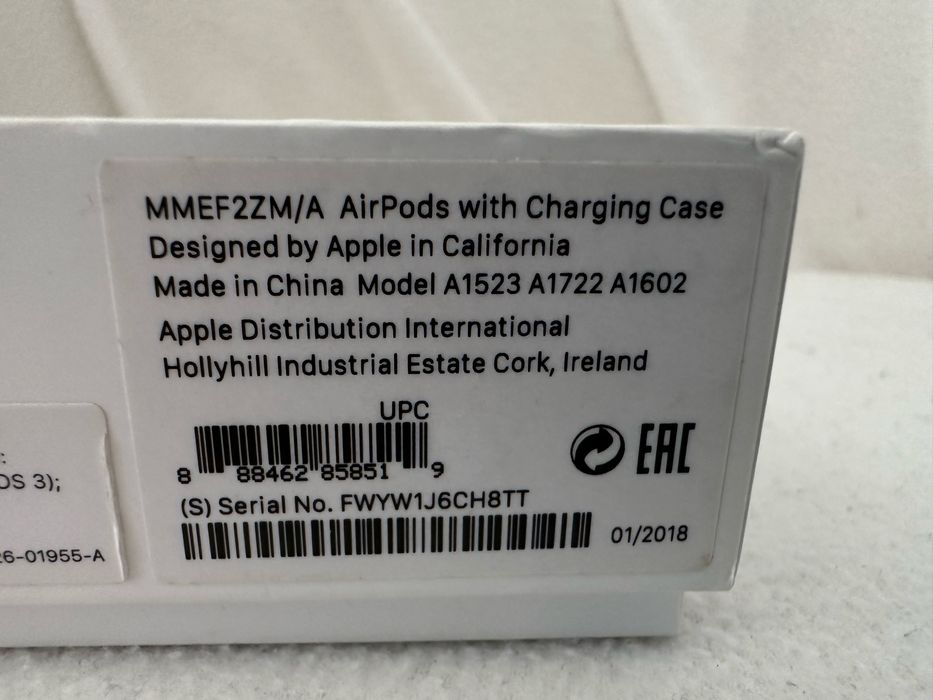 Apple Airpods  1 ( Do naprawy lub na części zamienne)