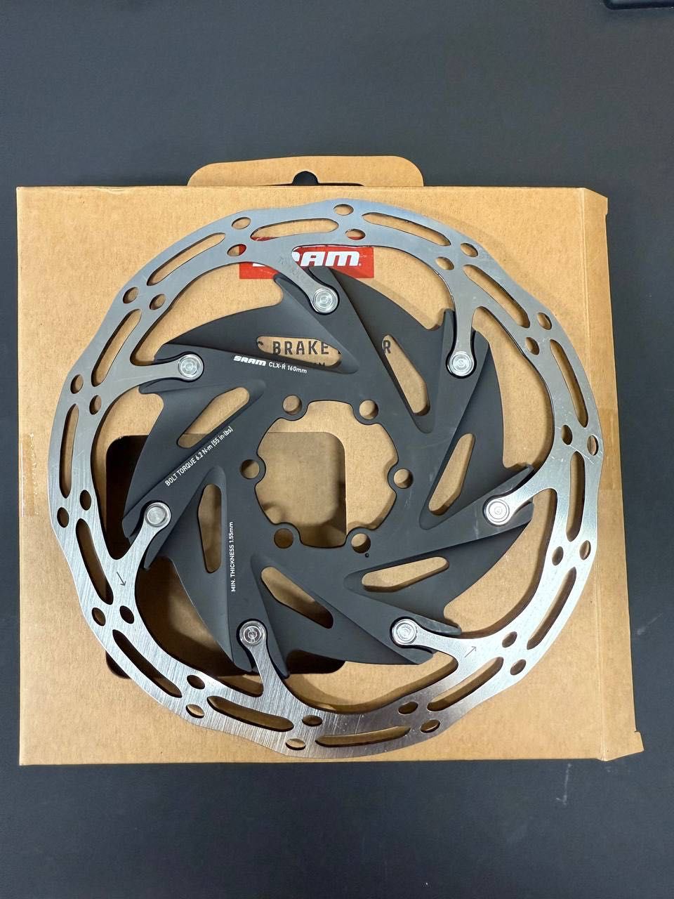 SRAM Centerline XR Rotor - 6 Bolt - Rounded 160/140 mm