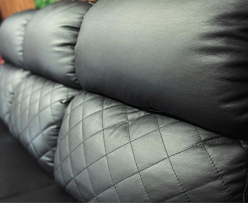 НОВИЙ ШКІРЯНИЙ гарнітур реклайнер RELAX ІТАЛІЯ. Кожаный диван кожа