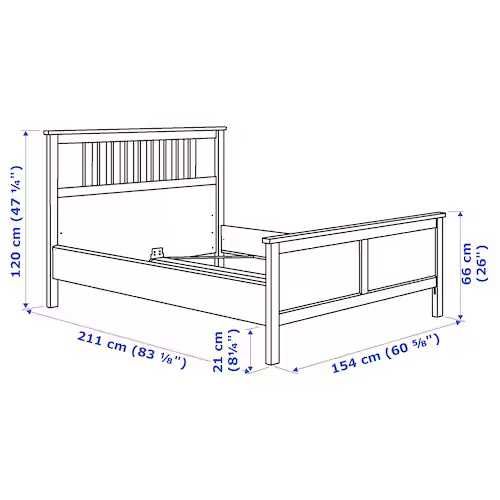 Łóżko IKEA Hemnes rozm.140x200 cm -dostawa gratis