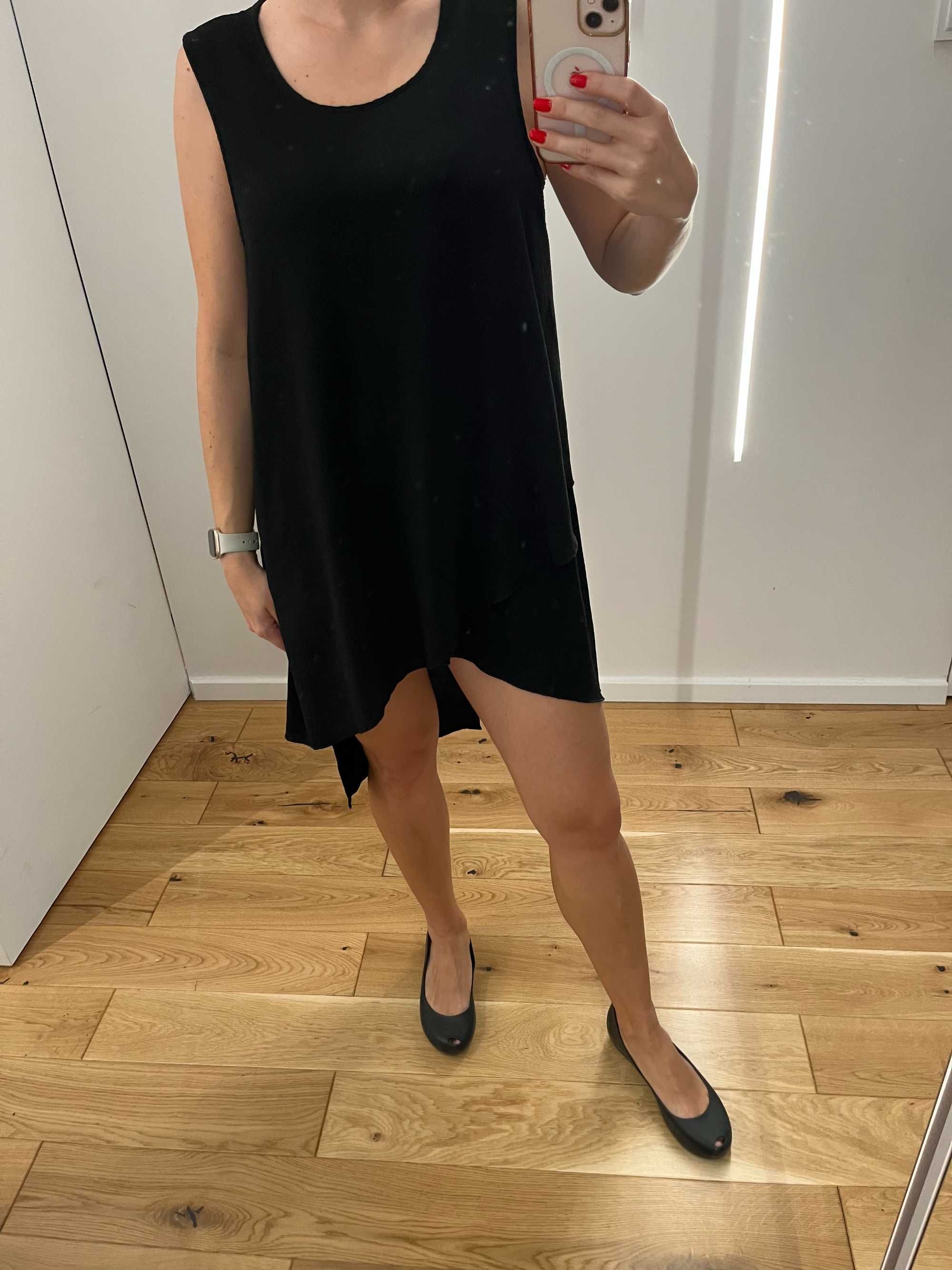 sukienka czarna zwiewna Izabel 40