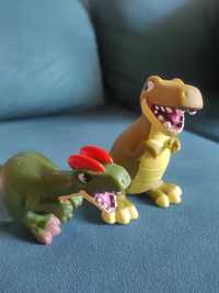 Dwa dinozaury figurki