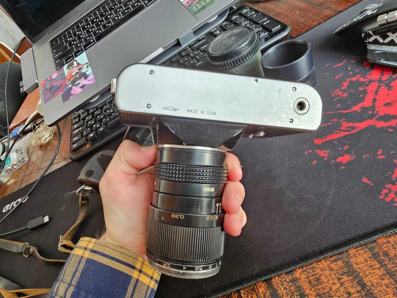 об'єктив индустар 61 л/з ,фотоапарат,ZENIT-B,зенит-в