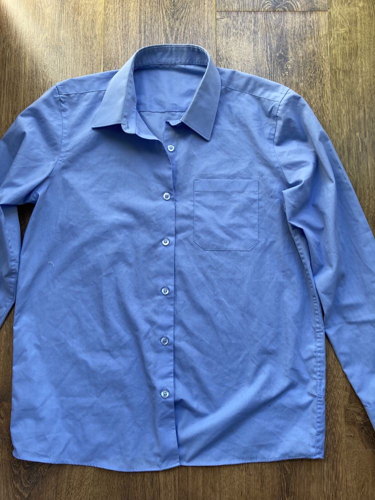 Niebieska koszula rozm. 13-14 lat 158cm