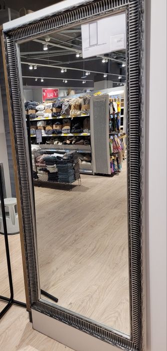 Lustro DIANALUND 78x180 srebrny postarzane