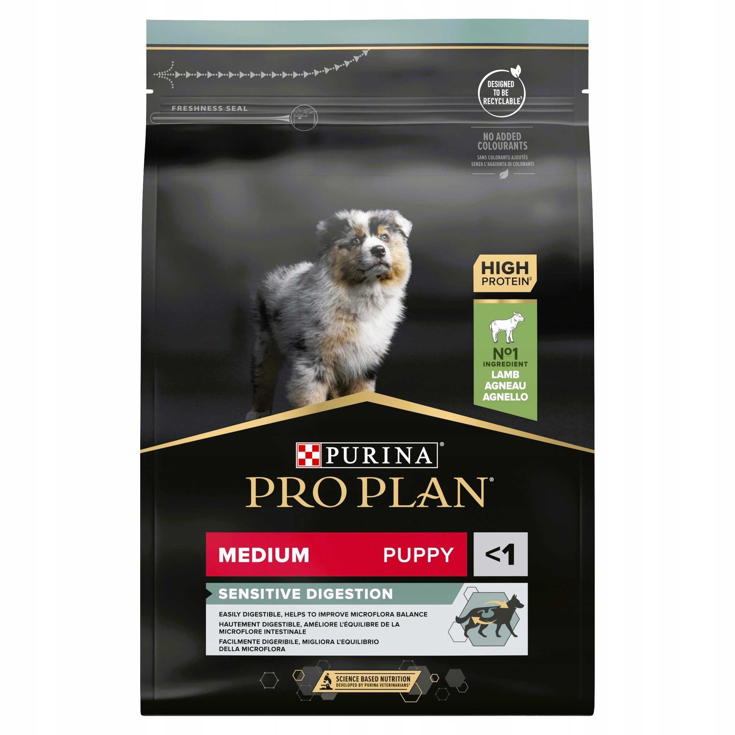 Sucha karma dla psa Szczeniak Purina Pro Plan medium Puppy 3 kg