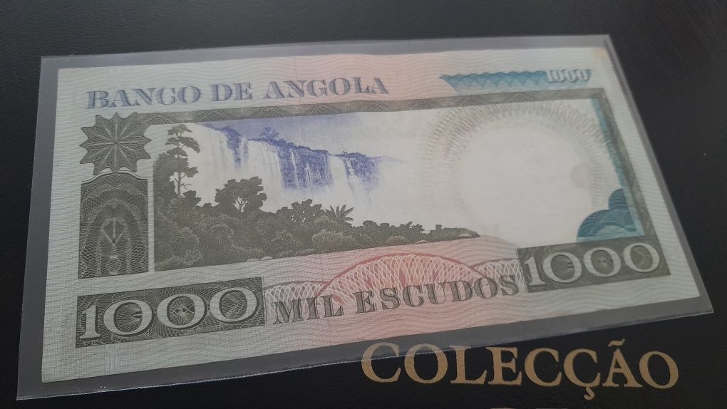 Notas de Angola de 1000 e 500 Escudos