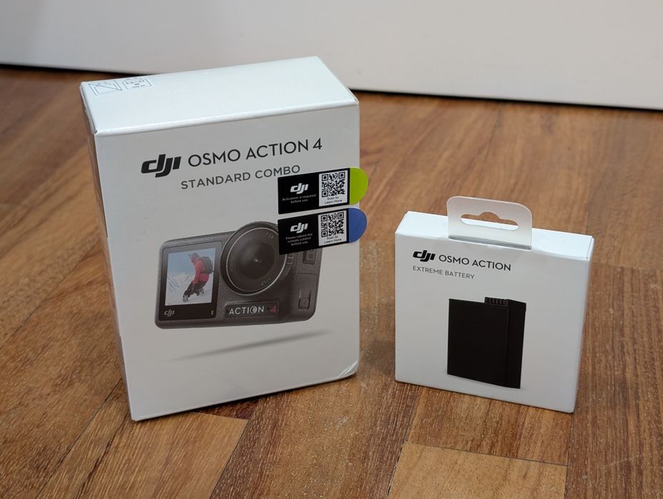 Câmera DJI Osmo Action 4 nova selada com bateria extra
