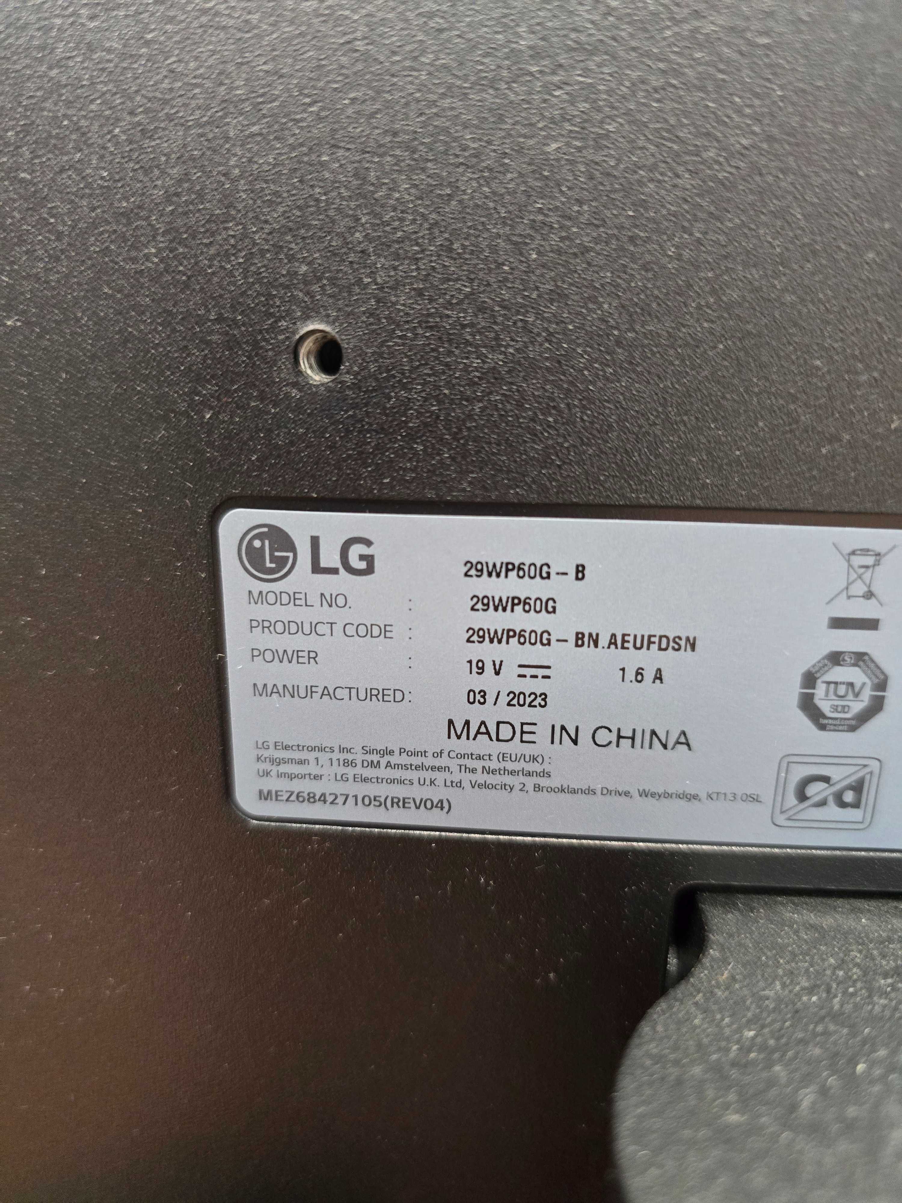 Monitor LG UltraWide 29WP60G-B