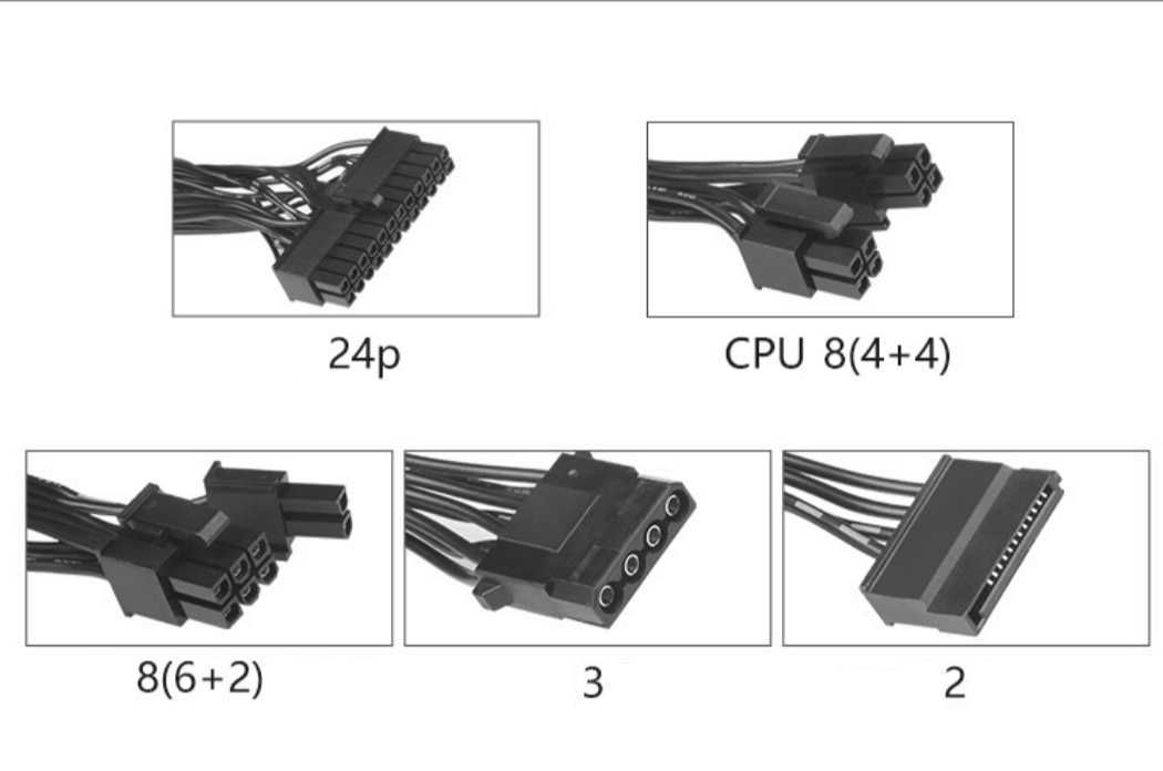 Блок живлення (ATX 500W) для геймерських ПК, Haiwang 600 ОЕМ (80 PLUS)