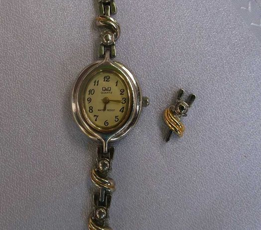 zegarek damski marka Q&Q z bransoletą