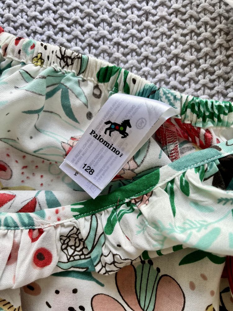 Lekki kombinezon w kwiaty • Palomino 128 134 • boho