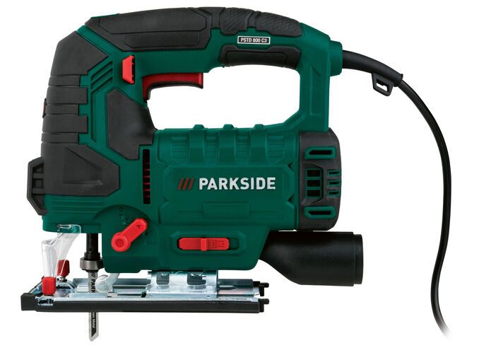 Serra corte Parkside tico tico - caixa e manuais