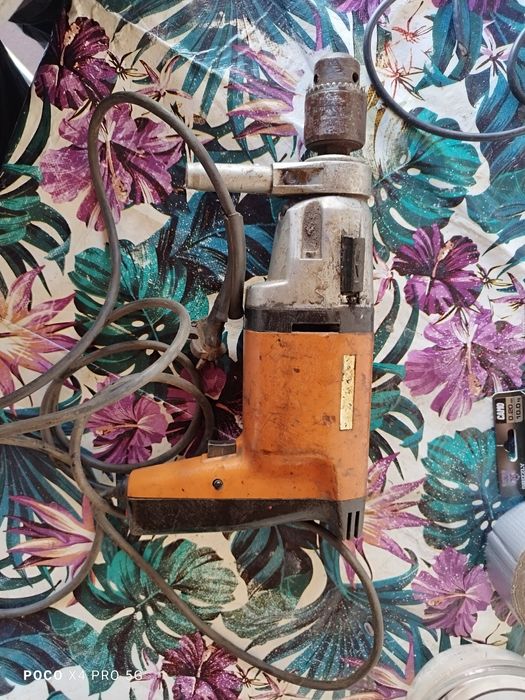 Wiertarka metalowa z czasów PRL