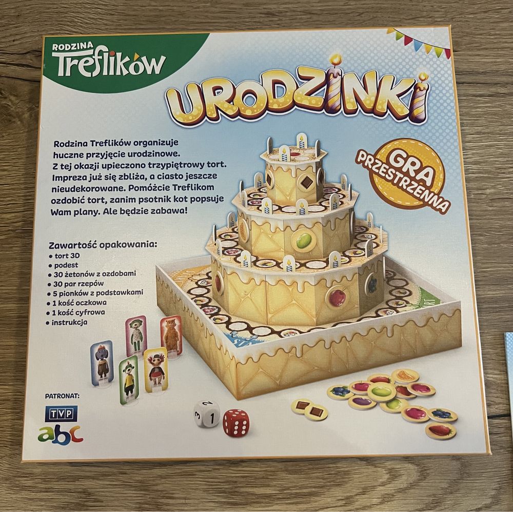 Gra planszowa 3D Urodziny Treflikow