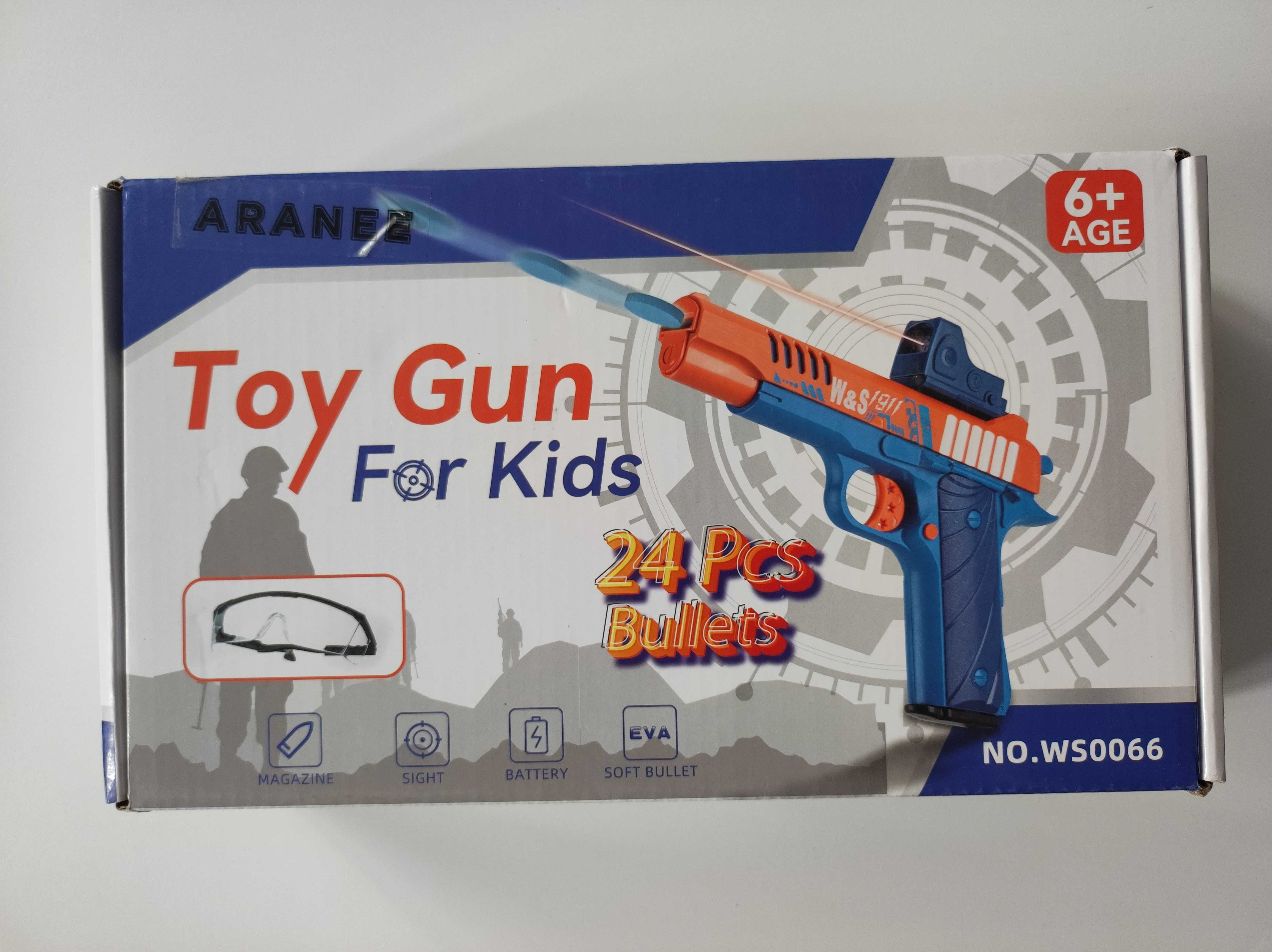 ARANEE Pistolet zabawkowy na miękkie naboje dla dzieci