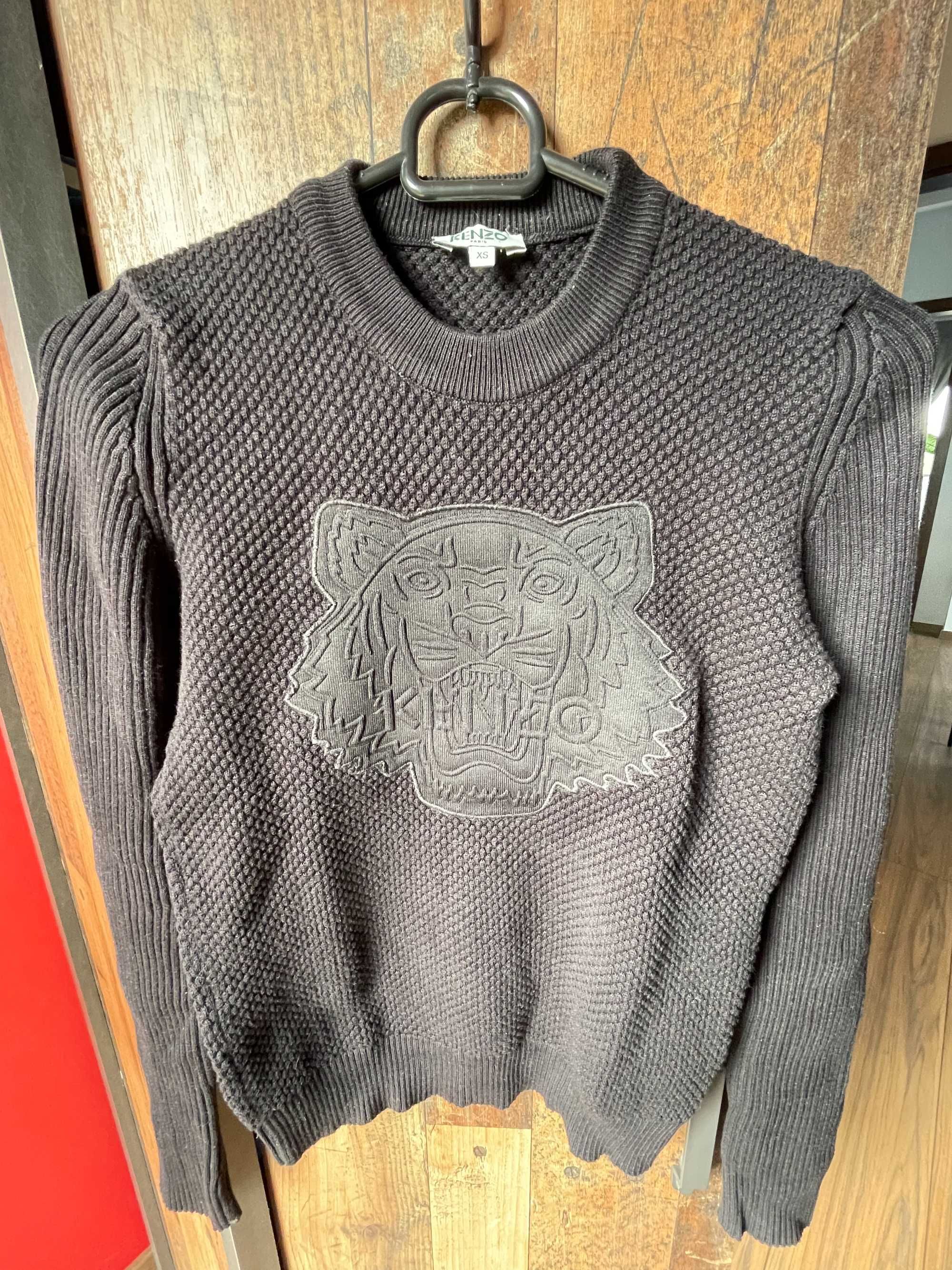 Czarny sweter KENZO rozmiar XS