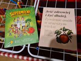 Dwie książki o zdrowym żywieniu dla dzieci i osób starszych