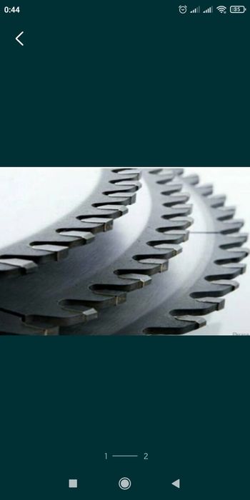 Заточка дискових пил ножів на дробілу