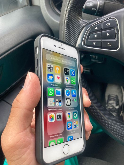 iPhone 7 com App de foto para uber