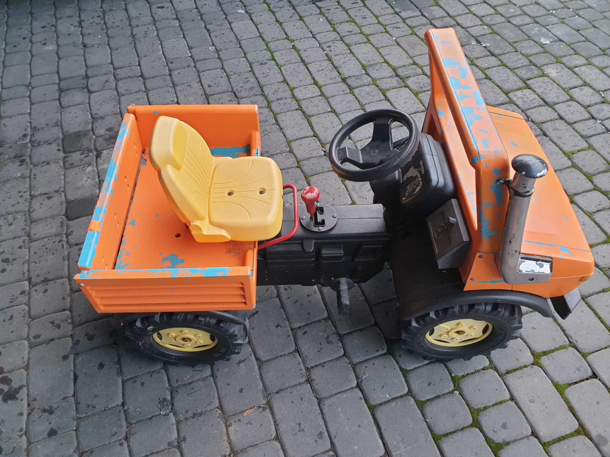 Rolly Toys Ciężarówka Samochód na Pedały Mercedes UNIMOG