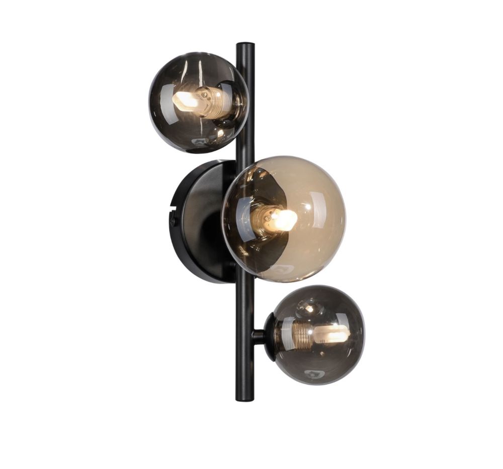 Dwa kinkiety lampa ścienna kula salon