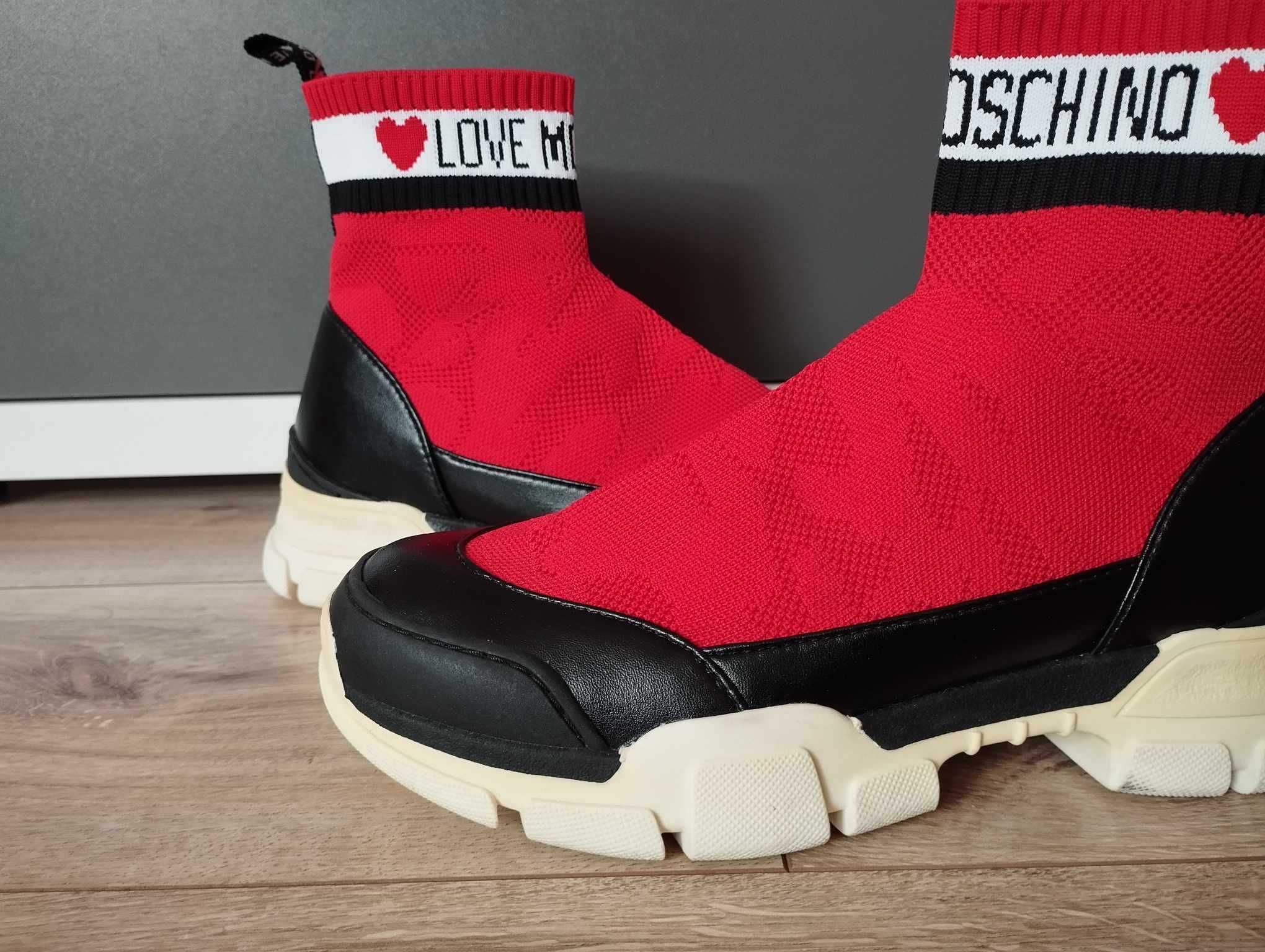 Love Moschino high sneakers buty sportowe 38