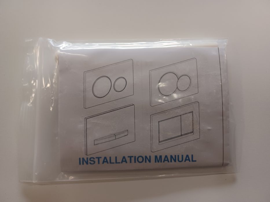 Przycisk spłukujący WC Moh czarny mat do stelaża Geberit Sigma UP320 U